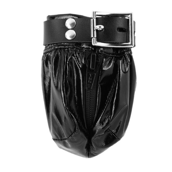 Other - Patent Leather Buckle Bulge Pouch Cox Underwear Adult
